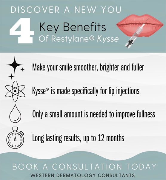 Discover the many lip-plumping benefits of Restylane Kysse at Albuquerque's Western Dermatology Consultants.